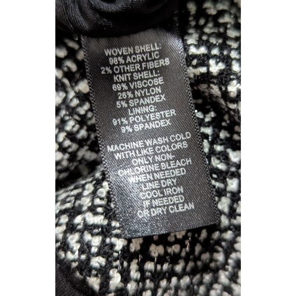 WHBM White House Black Market sz 14 Sheath Dress sleeveless tank black 2694 - Picture 6 of 6